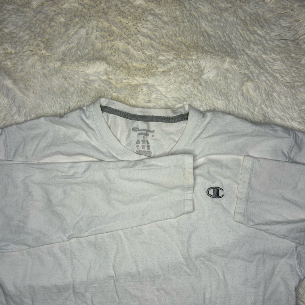 Men’s champion, long sleeve shirt, 100% cotton size Large - Picture 2 of 5